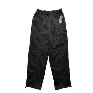 NWT Wild Fable Parachute Pants Women's Black Pull On Street Baggy w/Pockets Sz S